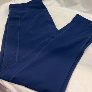 FENGBAY navy blue spandex gym pant Women XL